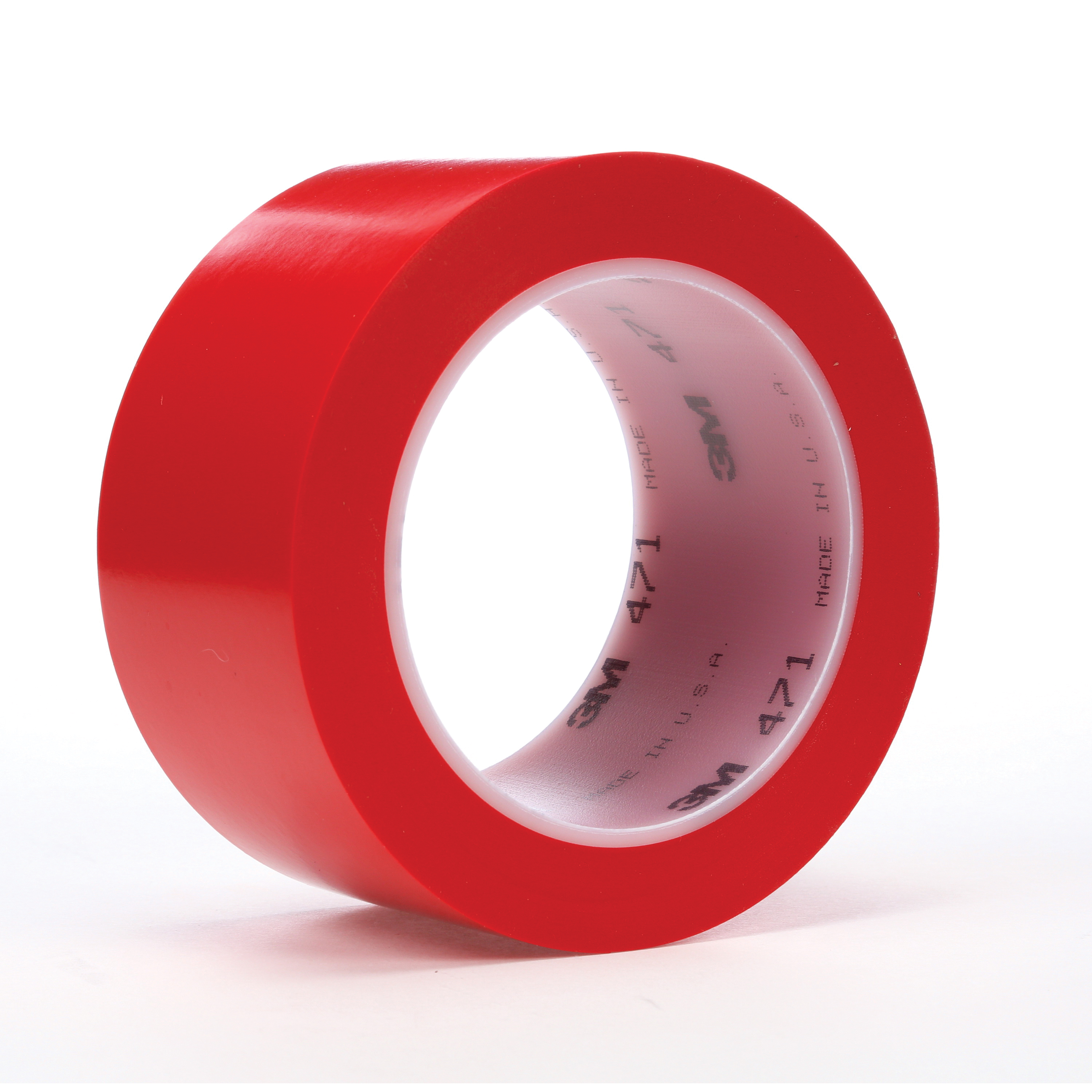3M™ 021200-03110 High Performance Vinyl Tape, 36 yd L x 4 in W, 5.2 mil THK, Rubber Adhesive, Vinyl Backing, Red