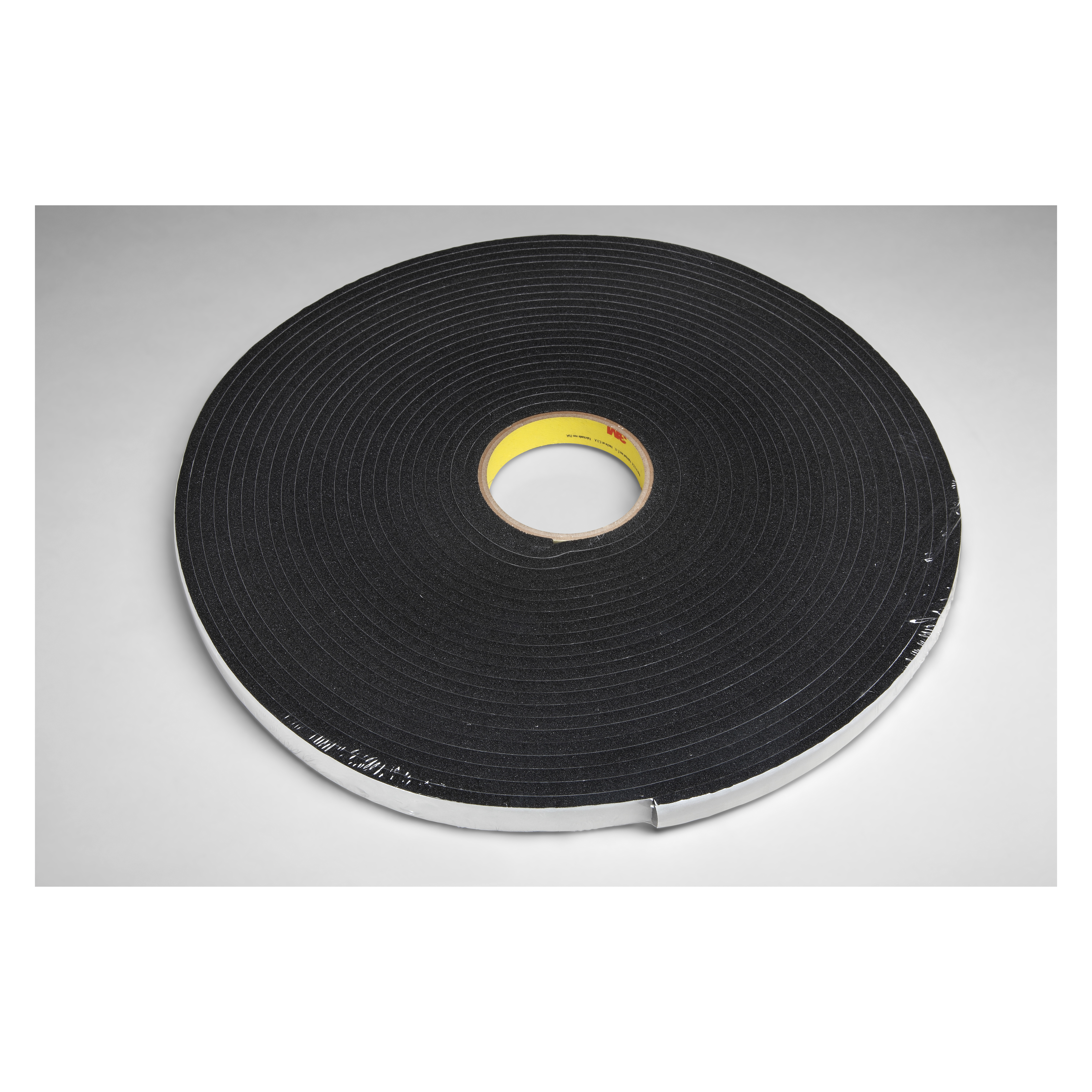 3M™ 021200-03760 Single Coated Foam Tape, 18 yd L x 5/8 in W, 250 mil THK, Acrylic Adhesive, Vinyl Foam Backing, Black