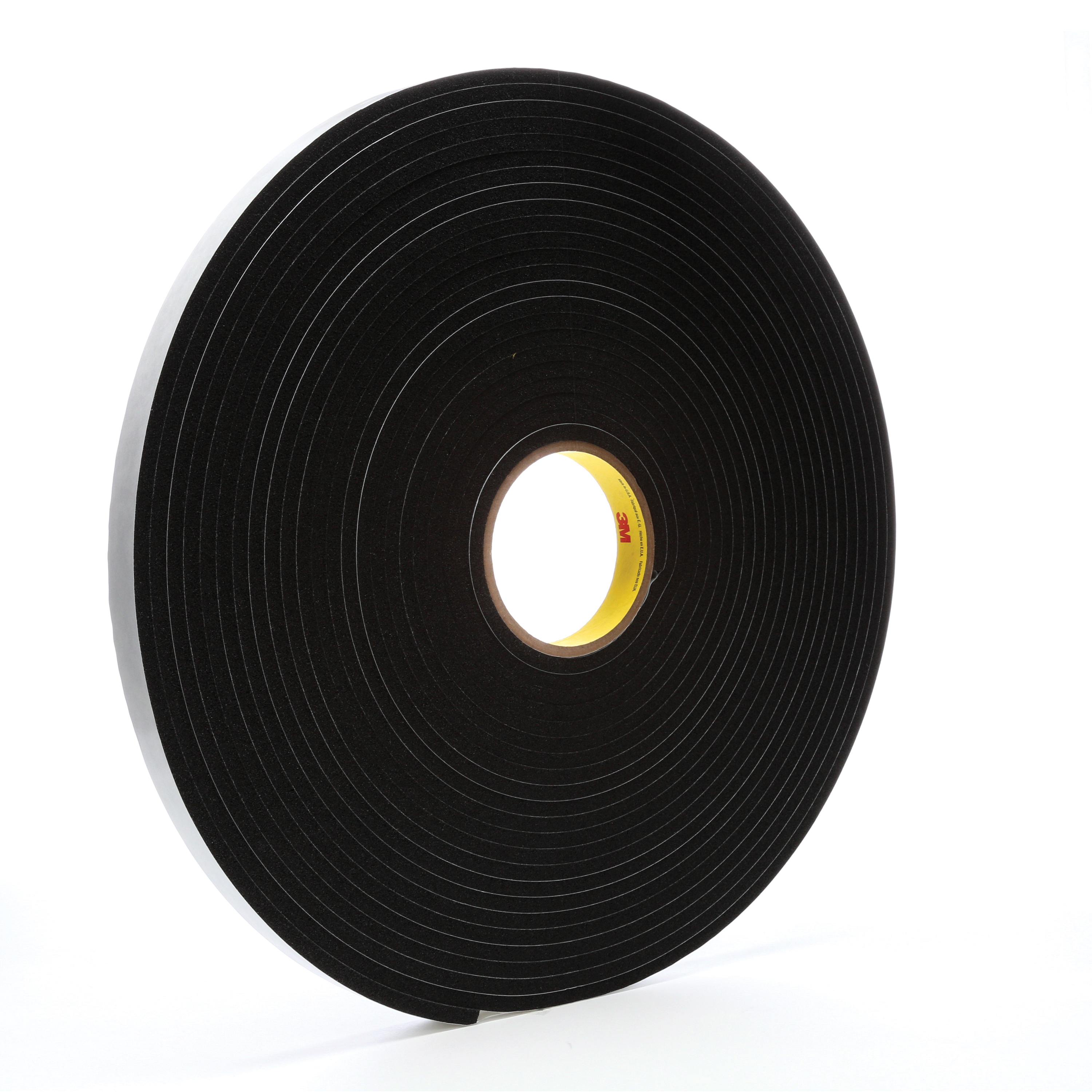 3M™ 021200-03319 Single Coated Foam Tape, 18 yd L x 3/4 in W, 250 mil THK, Acrylic Adhesive, Vinyl Foam Backing, Black
