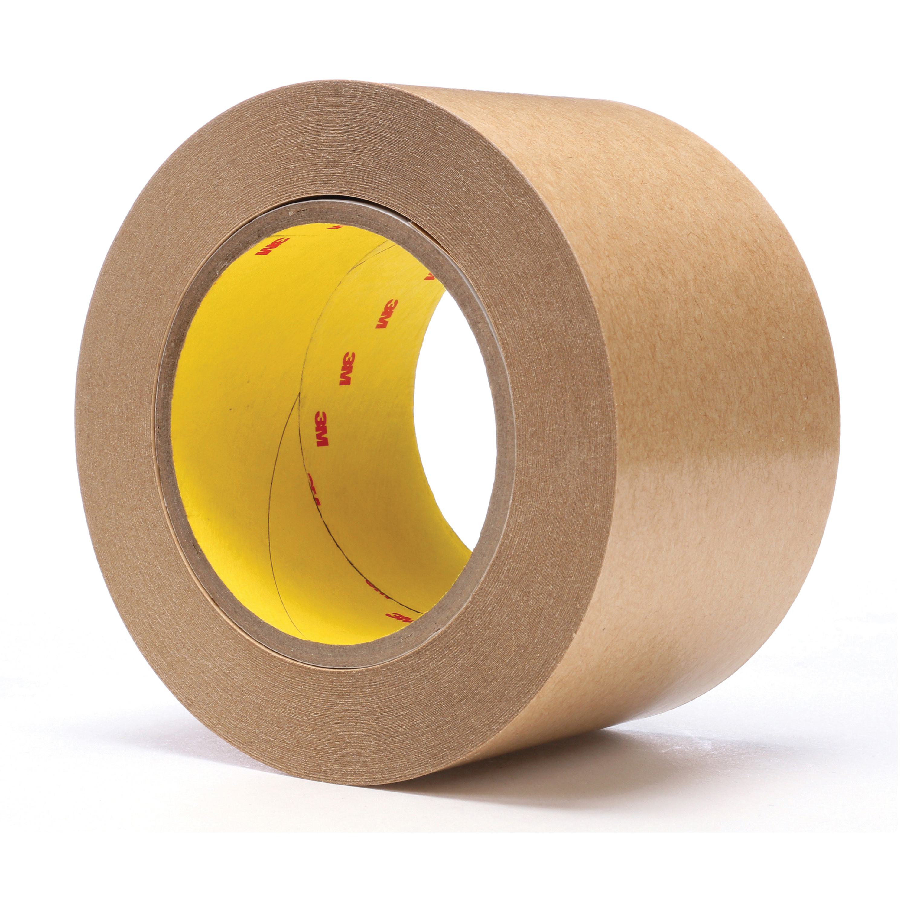 3M™ 021200-03339 Fibered General Purpose Adhesive Transfer Tape, 60 yd L x 3 in W, 2 mil THK, 2 mil 400 Acrylic Adhesive, Clear