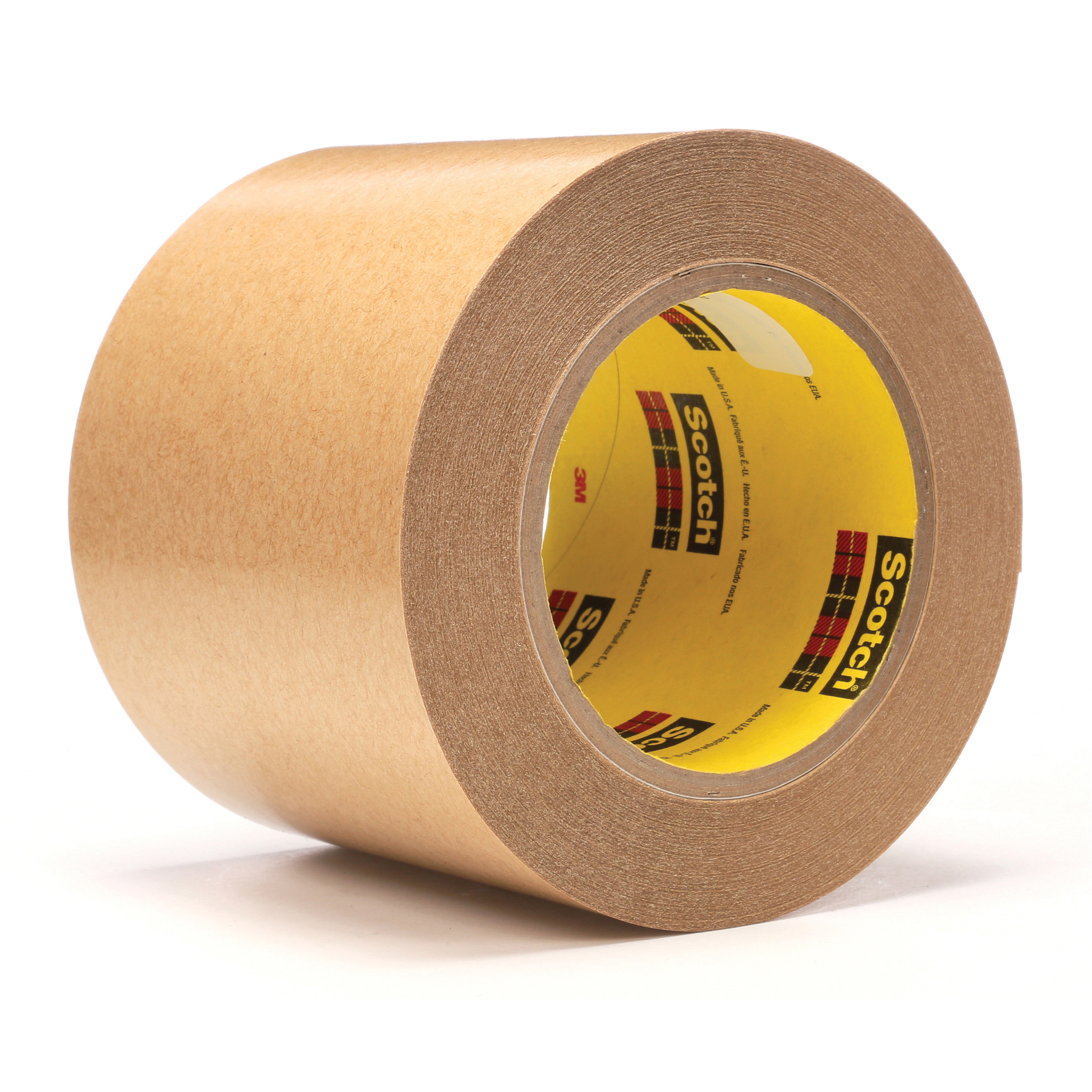 3M™ 021200-03341 Fibered General Purpose Adhesive Transfer Tape, 60 yd L x 4 in W, 2 mil THK, 2 mil 400 Acrylic Adhesive, Clear