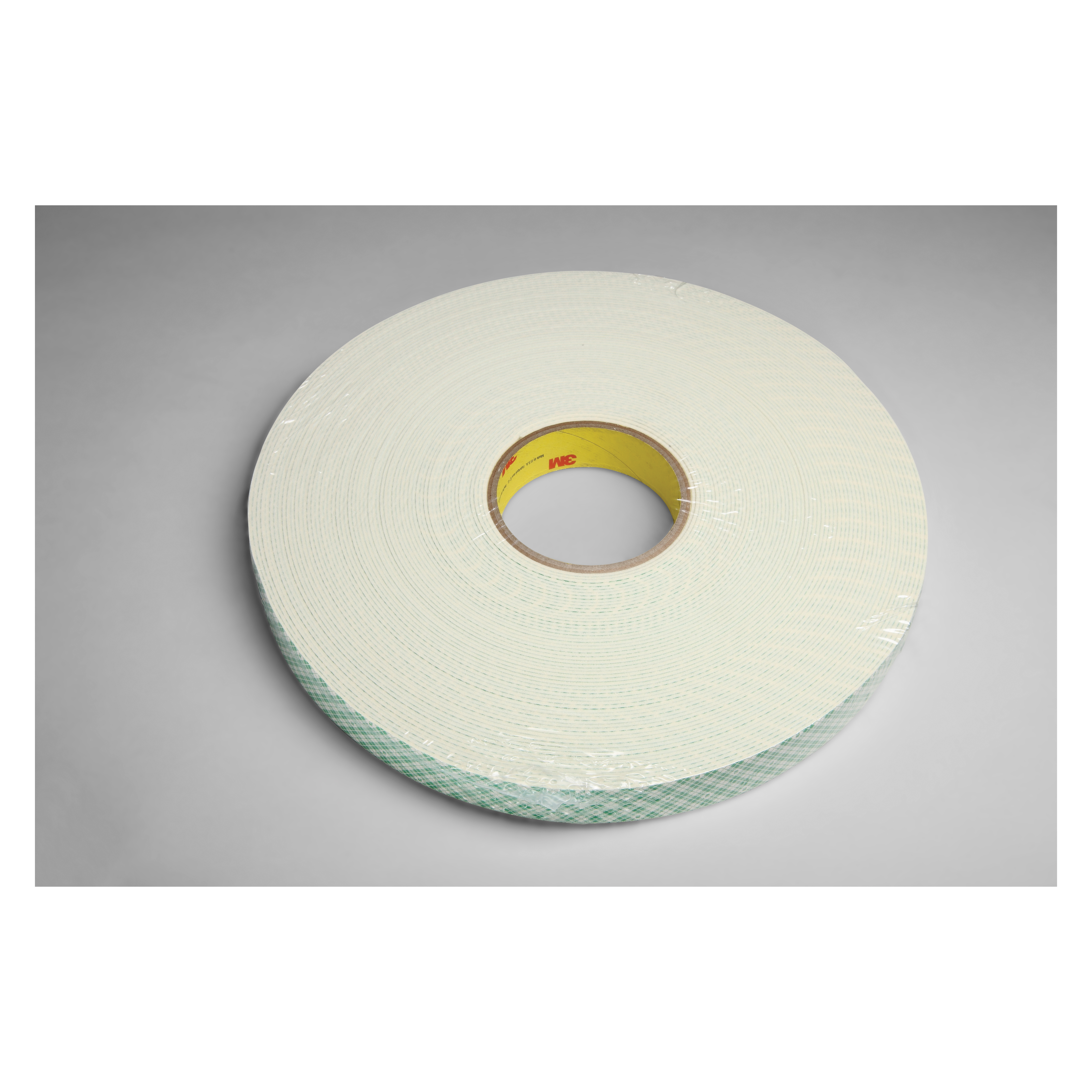 3M™ 021200-03400 Single Coated Foam Tape, 36 yd L x 1/2 in W, 62 mil THK, Acrylic Adhesive, Urethane Foam Backing, Natural