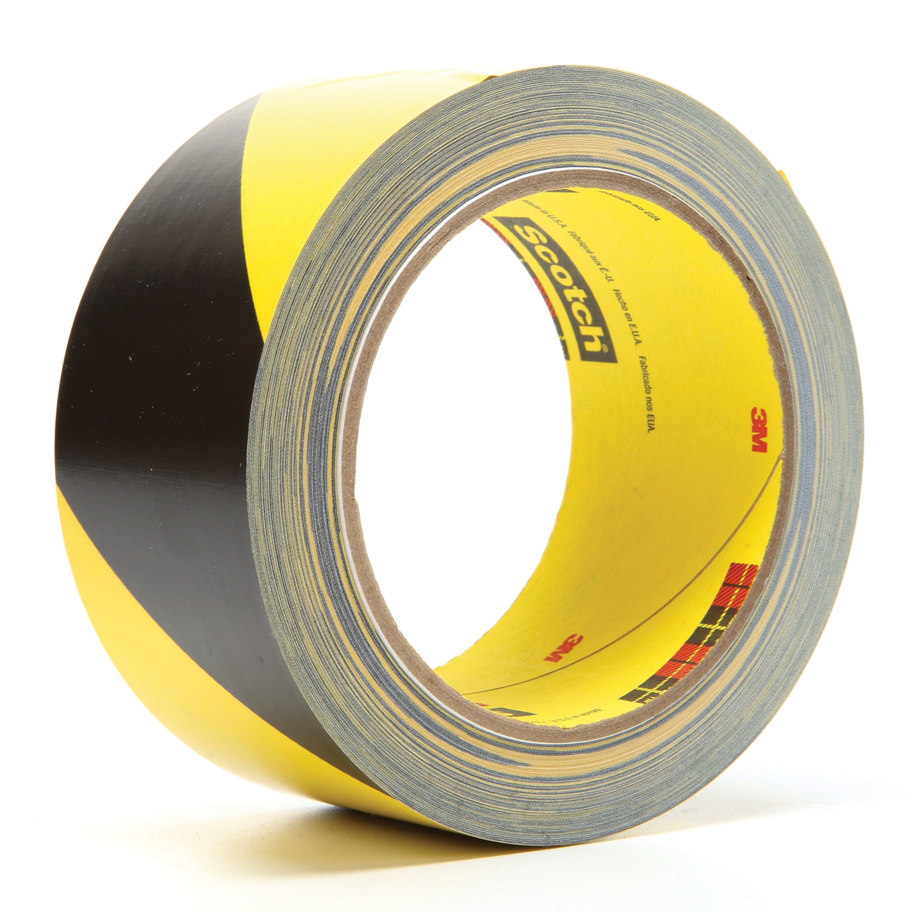 3M™ 021200-04585 5702 Safety Stripe Tape, 36 yd L x 2 in W, Black/Yellow, Rubber Adhesive/Vinyl Backing