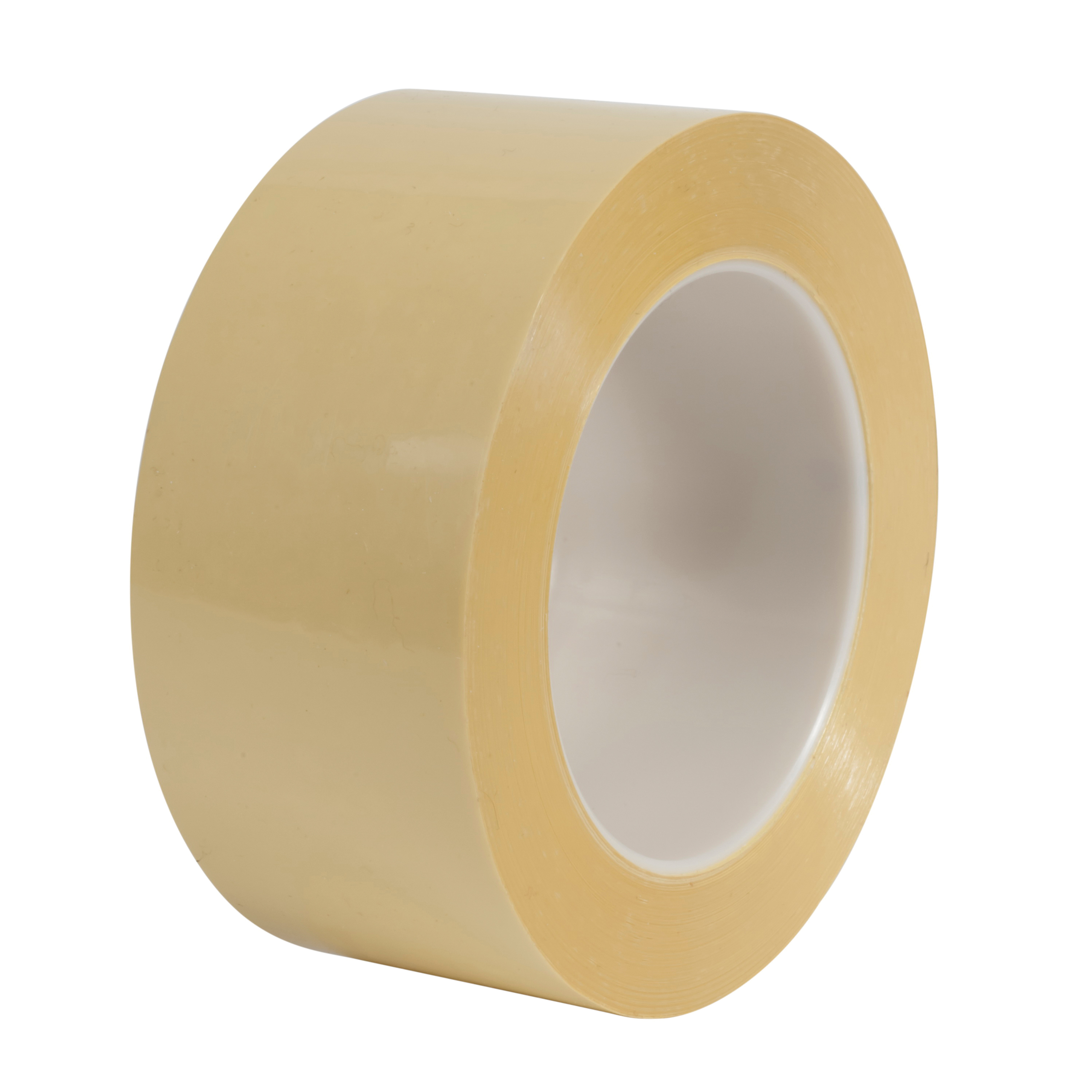 3M™ 021200-11604 Splicing Tape, 72 yd L x 2 in W, 3.2 mil THK, Rubber Adhesive, Polyester Backing, Yellow