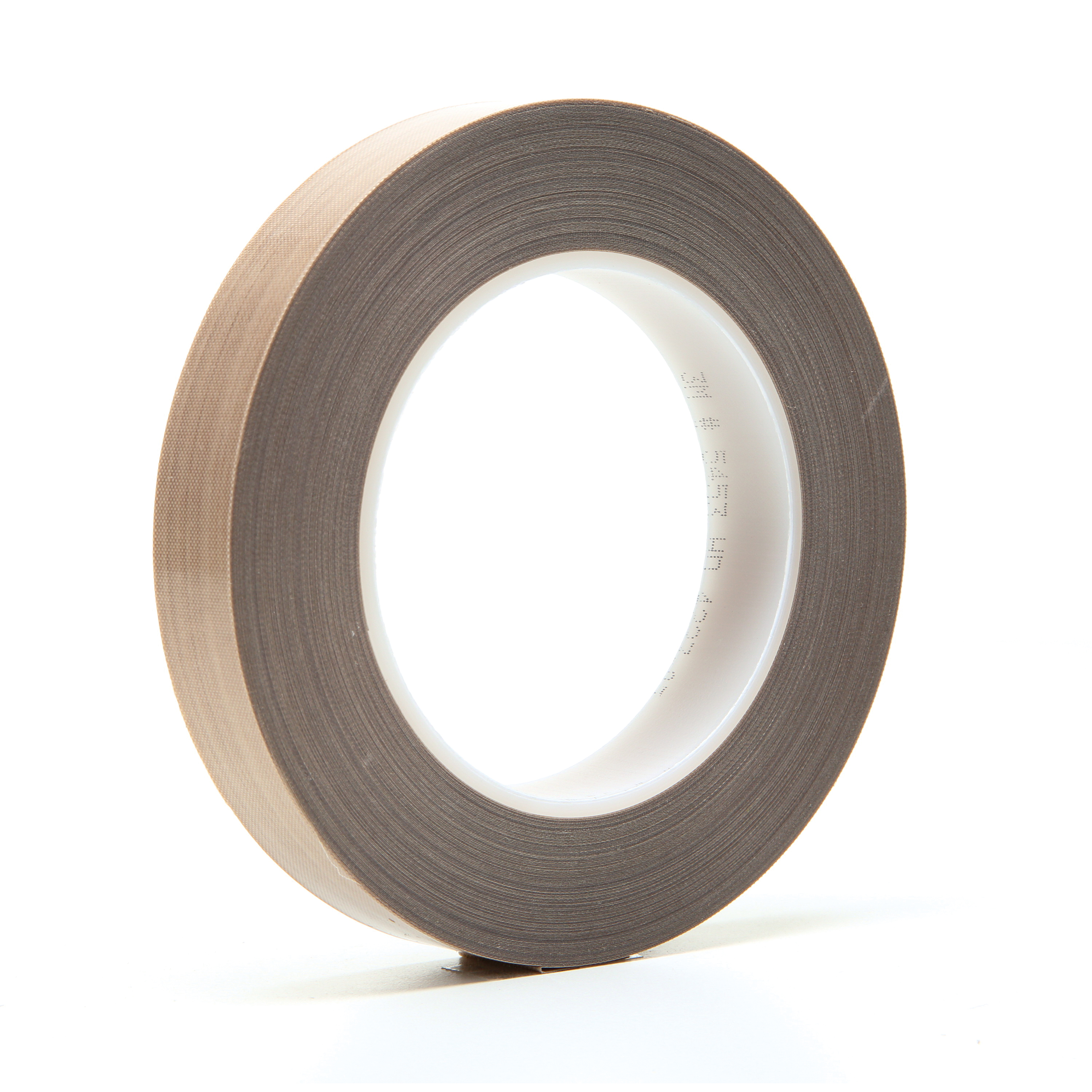 3M™ 021200-16159 Pressure Sensitive Glass Cloth Tape, 36 yd L x 3/4 in W, 8.2 mil THK, Silicon Adhesive, Woven Glass Cloth Impregnated with PTFE Backing, Brown