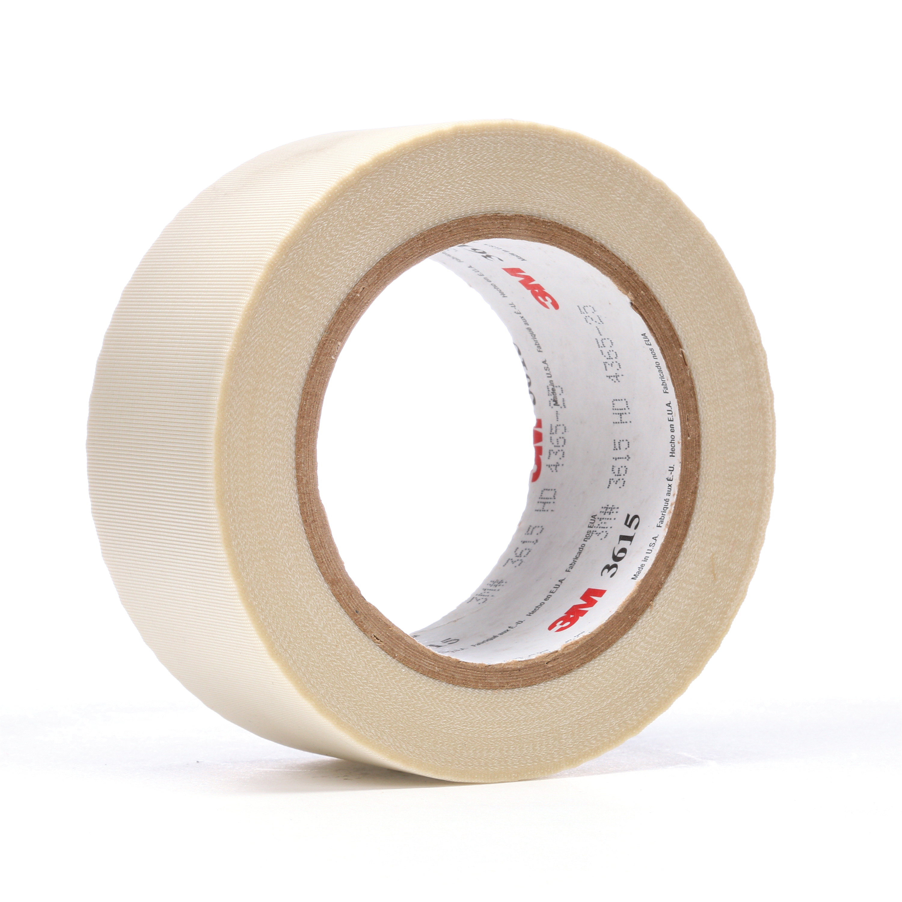 3M™ 021200-48236 Thick General Purpose Tape, 36 yd L x 2 in W, 7 mil THK, Silicon Adhesive, Glass Cloth Backing, White