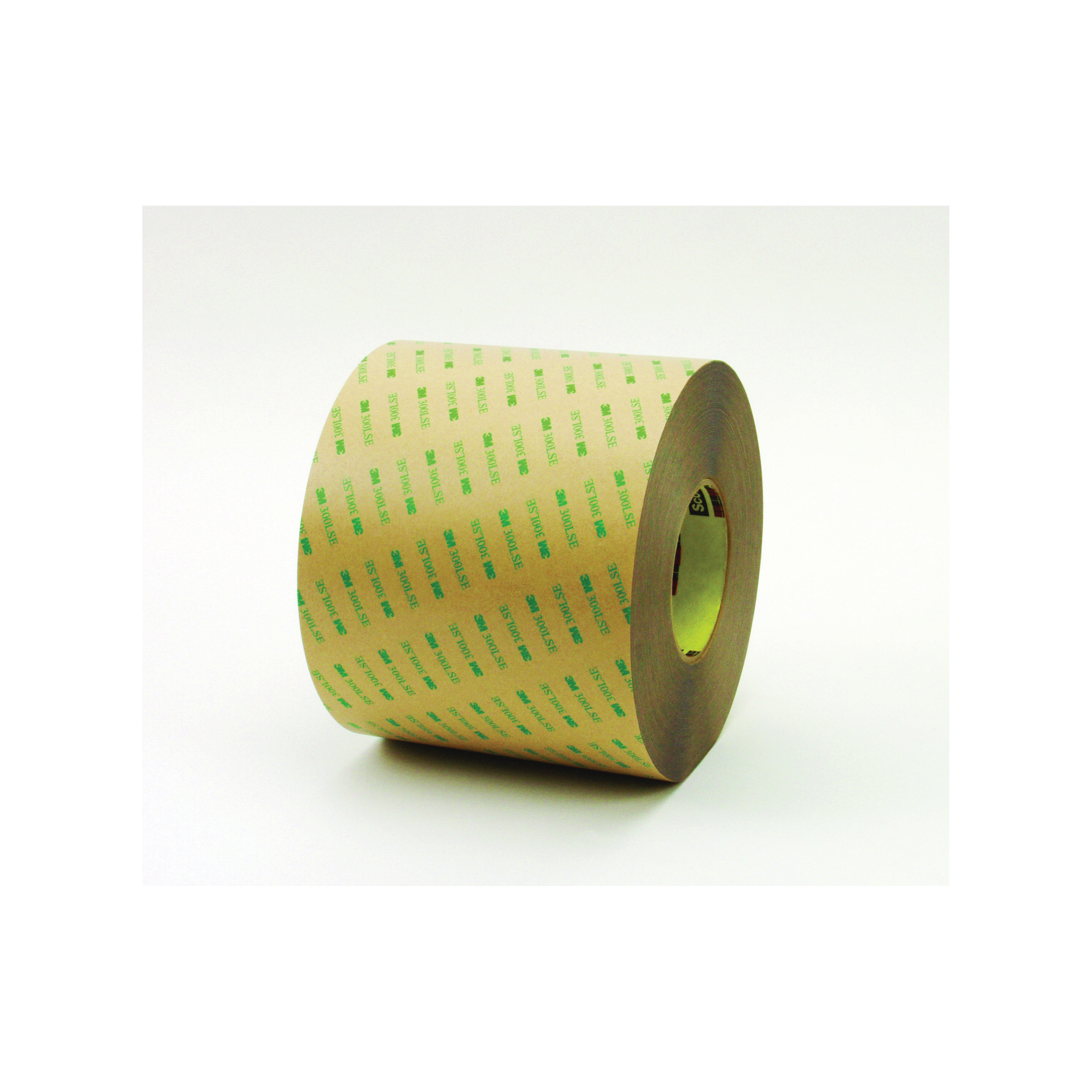 3M™ 021200-40653 Extremely Smooth High Tack Adhesive Transfer Tape, 60 yd L x 1 in W, 6.2 mil THK, 2 mil 300LSE Acrylic Adhesive, Aluminum Backing, Clear