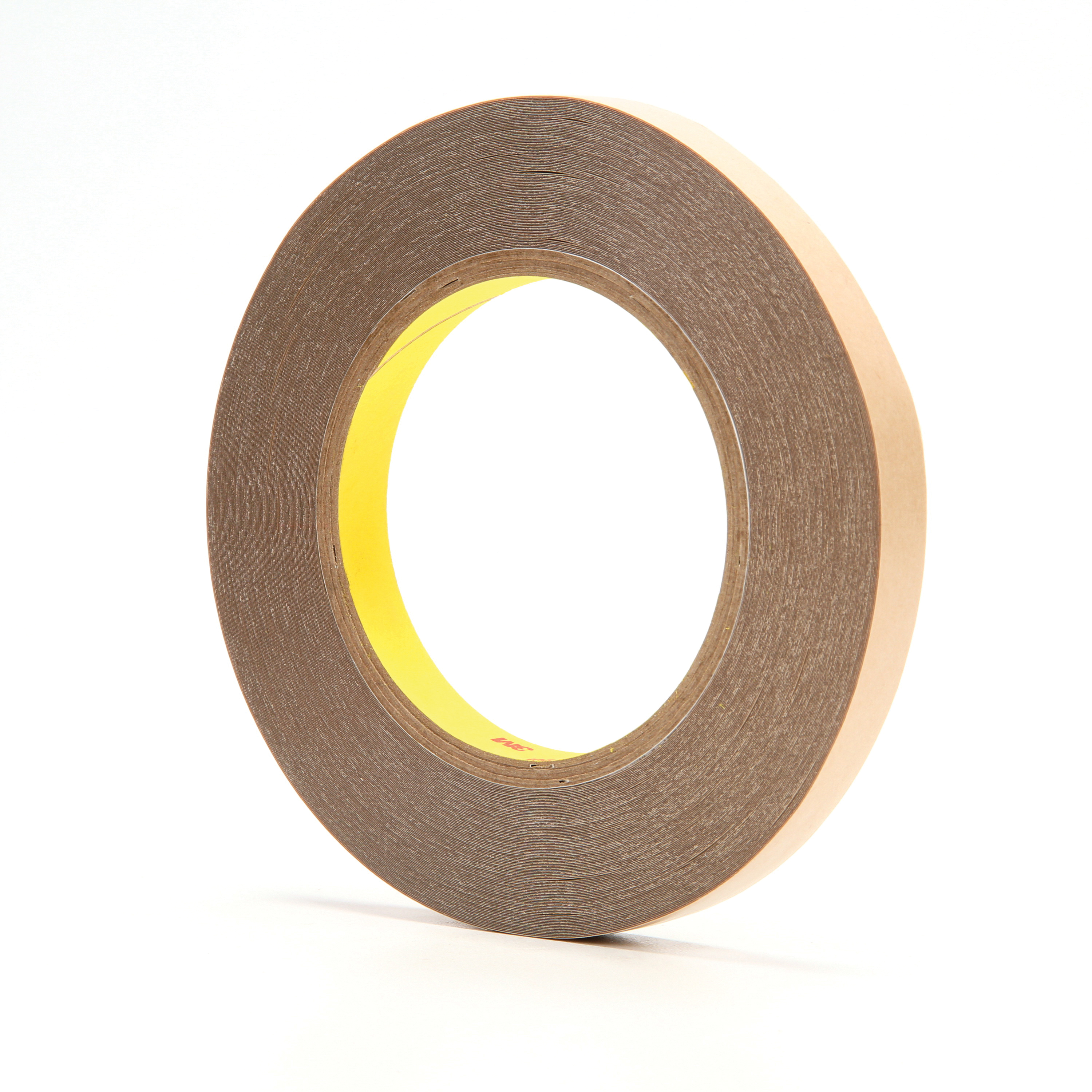 3M™ 021200-67795 Double Coated Tape, 36 yd L x 1/2 in W, 5.6 mil THK, 350 Acrylic Adhesive, Thin Polyester Backing, Clear