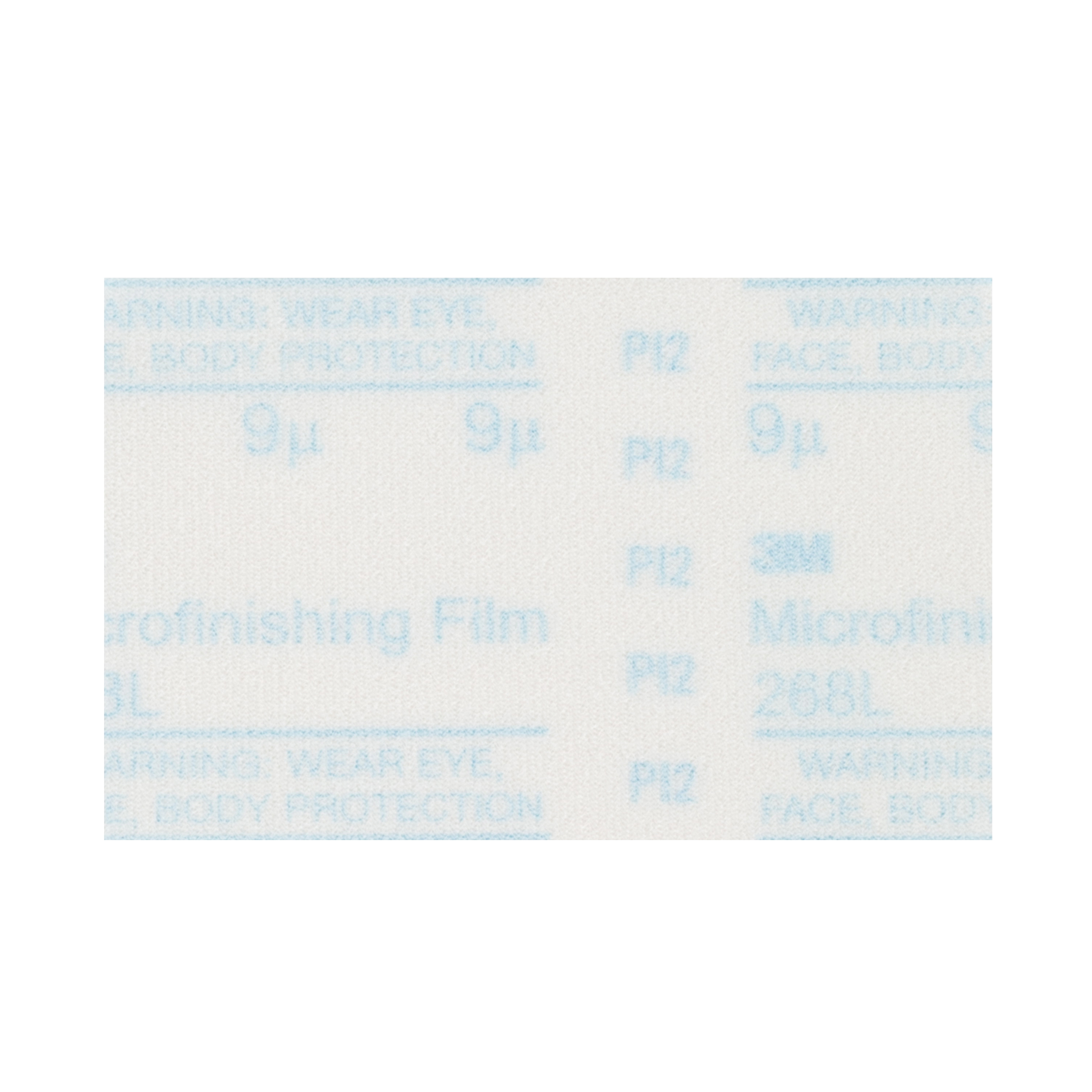 3M™ 051111-49994 268L Type D Microfinishing PSA Carbide Burr, 10 in Dia Disc, 15 micron Grit, Super Fine Grade, Aluminum Oxide Abrasive, Polyester Film Backing