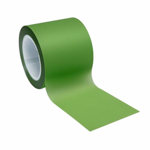 3M™ 051111-50024 Plain Back Lapping Film Roll, 4 in W x 600 ft L, 30 u Grit, Fine Grade, Aluminum Oxide Abrasive, Green