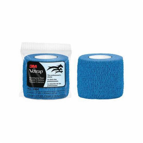 3M™ Vetrap™ 051115-04853 Bandaging Tape, Self-Adherent Elastic Wrap, Blue