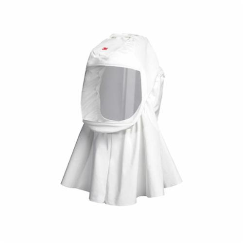 Versaflo™ 051131-17087 High Durability Hood, M/L, For Use With Powered Air Purifying Respirator (PAPR) and Supplied Air Respirators (SAR) Systems, White