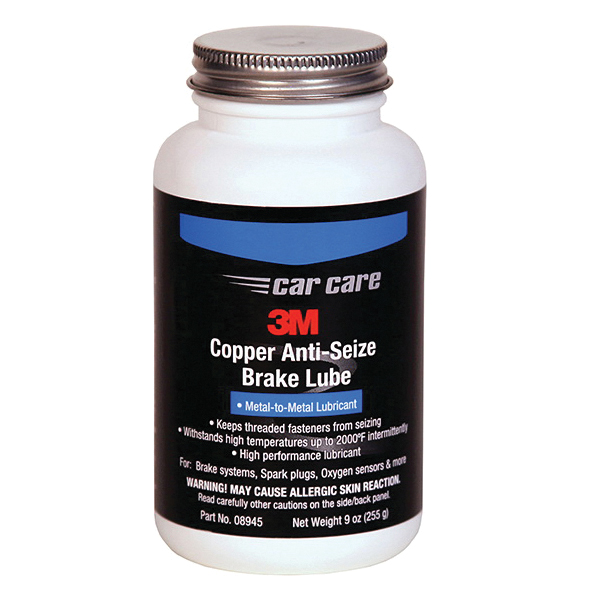 3M™ 051135-08945 Anti-Seize Brake Lubricant, 10 oz Bottle, Petroleum Odor/Scent, Dark Copper, Liquid/Paste Form
