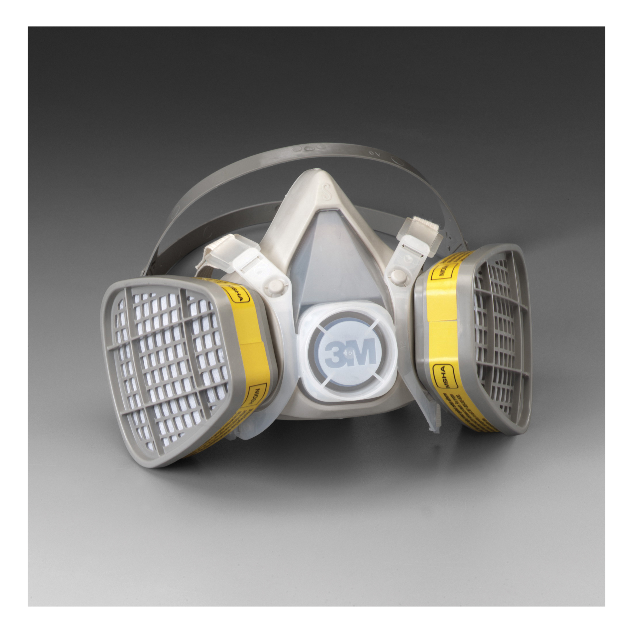 3M™ 051138-21567 5103 5000 Disposable Half Facepiece Respirator Assembly, S, Resists: Acid Gas, Chlorine, Hydrogen Chloride, Hydrogen Fluoride, Hydrogen Sulfide, Organic Vapors and Sulfur Dioxide