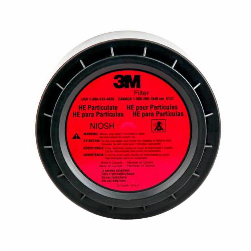 3M™ 051138-29219 Filter, For Use With Belt Mounted PAPR Systems, Gray, Resists: Particulates