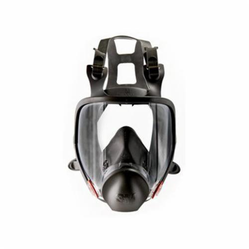 3M™ 051138-54145 Reusable Full Face Respirator With Cool Flow™ Valve, S, 4-Point Suspension, Bayonet Connection, Resists: Gases, Particulates and Vapors