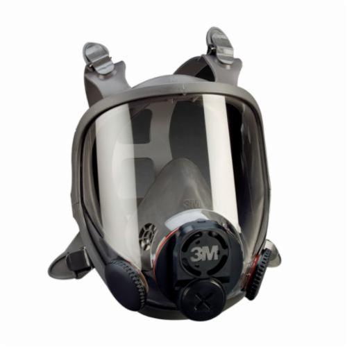 3M™ 051138-76702 Reusable Full Face Respirator, M, 4-Point Suspension, DIN/Threaded Connection
