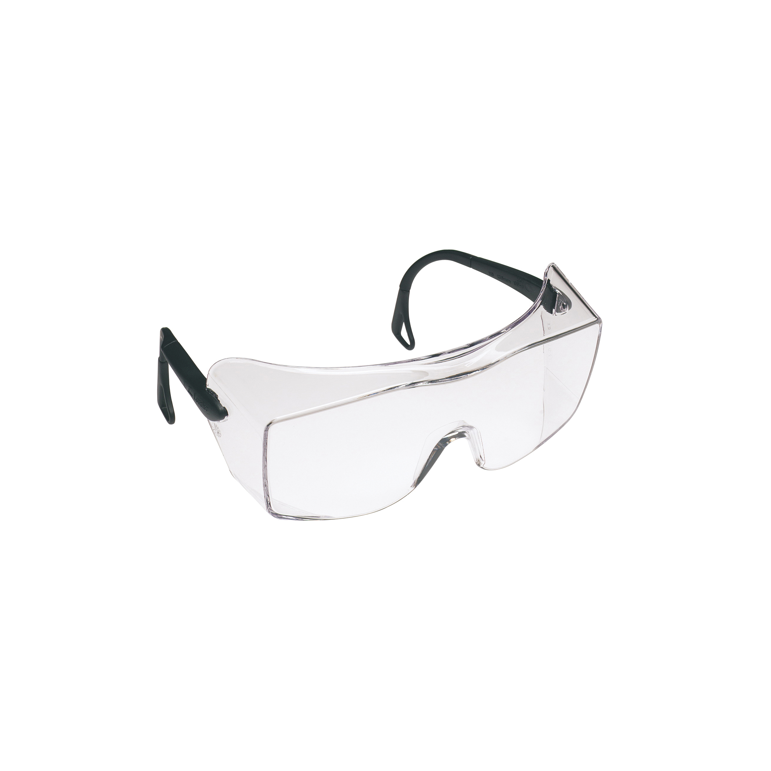 3M™ QX™ 078371-62226 Lightweight Safety Glasses, DX™ Anti-Fog/Anti-Scratch, Clear Lens, Frameless Frame, Black, Plastic Frame, Polycarbonate Lens, ANSI Z87.1-2015, CSA Z94.3