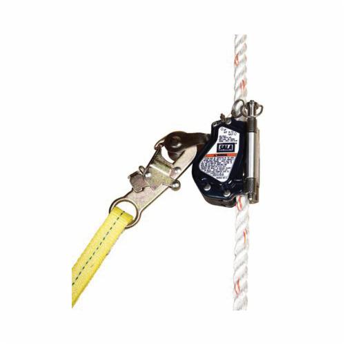 3M™ DBI-SALA® Fall Protection 094718-16732 Lad-Saf™ Mobile Rope Grab, 310 lb Weight Capacity, 5/8 in Dia Rope, Synthetic/Vinyl