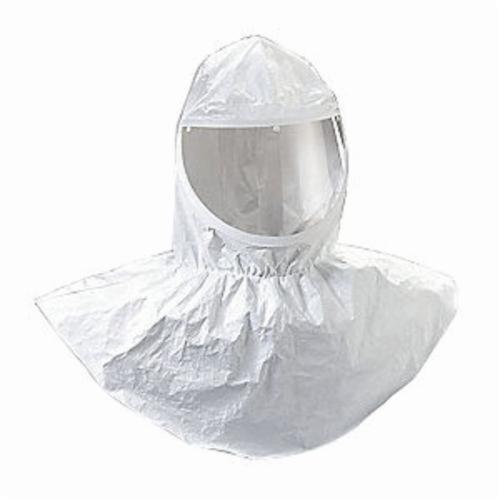 3M™ 051131-07037 H Series Hood With Collar, Standard, For Use With 3M™ Belt Mounted Powered Air Purifying Respirator (PAPR) and Supplied Air Respirator Systems, White