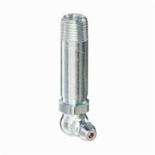 Alemite® 1606-B 90 deg Thread Forming Grease Fitting Zerk, 1/8 in PTF SAE Special Short Thread, 1-13/16 in OAL, 1-1/4 in L Shank, Steel, Trivalent Zinc Plated