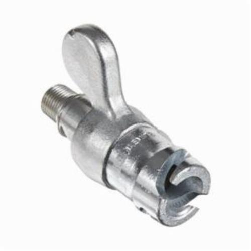 Alemite® 50491 Pin Grease Coupler With Wing, 1/8 in Male NPTF Thread, Steel, Zinc Plated