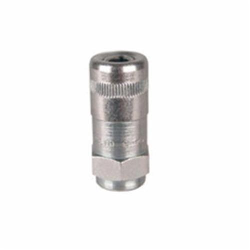 Alemite® 6304-B Standard Hydraulic Coupler, 1/8 in Dia Nominal, Female NPTF, Metal Seal