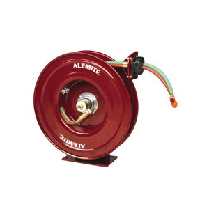 Alemite® 8071-D Severe Duty Hose Reel, 1/4 in x 50 ft Hose, 200 psi Pressure