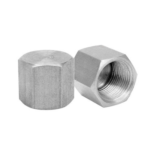 Anvil® 0319900080 Standard Pipe Cap, 3/8 in, FNPT, 150 lb, Merchant Steel, Galvanized