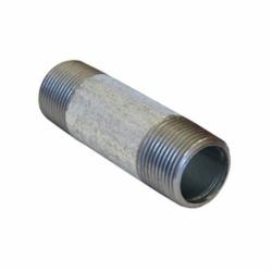 Beck® 0331015800 FIG 343 Standard Pipe Nipple, 1/2 in Nominal, MNPT End Style, 4-1/2 in L, Steel, Galvanized, SCH 40/STD, Welded, Domestic