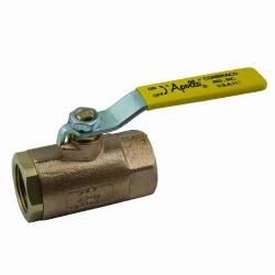 Apollo™ 70-102-01 70-100 2-Piece Ball Valve, 3/8 in Nominal, FNPT End Style, Bronze Body, Standard Port, MPTFE/RPTFE Softgoods, Domestic