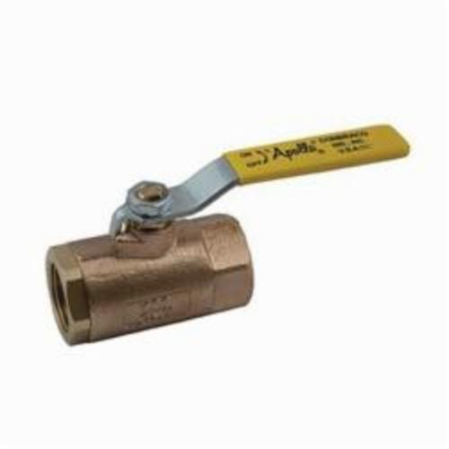 Apollo™ 70-143-64 70-140 2-Piece In-Line Ball Valve, 1/2 in Nominal, FNPT End Style, Bronze Body, Standard Port, PTFE Softgoods, Domestic