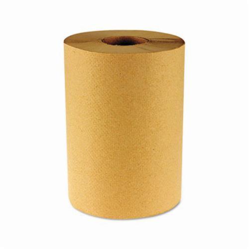 Boardwalk® BWK6256 Non-Perforated Unscented Hardwound Roll Towel, 1 Plys, Paper, Natural, 8 in W