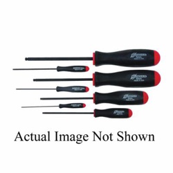 Bondhus® 10687 Ball End Standard Length Screwdriver Set, 7 Pieces, Steel/Thermoplastic/Soft Rubber Coated, ProGuard™