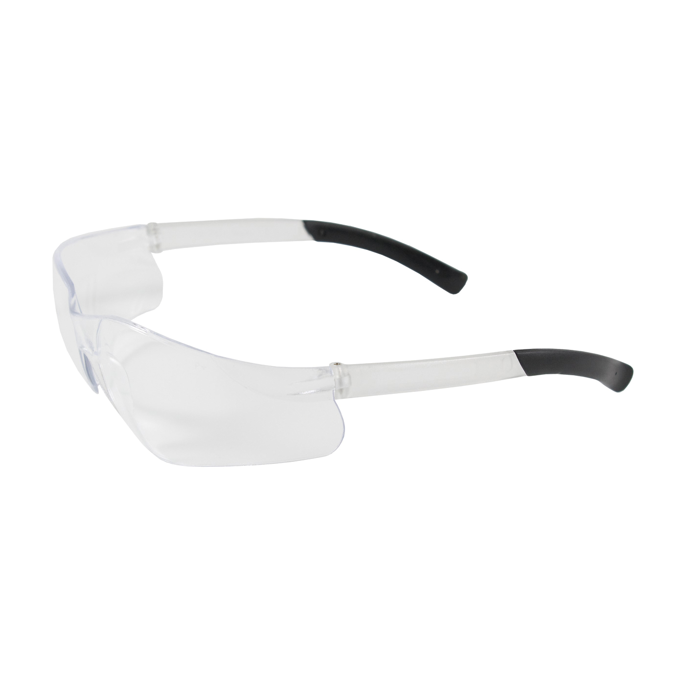 Bouton® 250-06-0020 Zenon Z13™ Lightweight Protective Glasses, Anti-Fog/Anti-Scratch, Clear Lens, Rimless Frame, Clear, Polycarbonate Frame, Polycarbonate Lens, ANSI Z87.1+, CSA Z94.3
