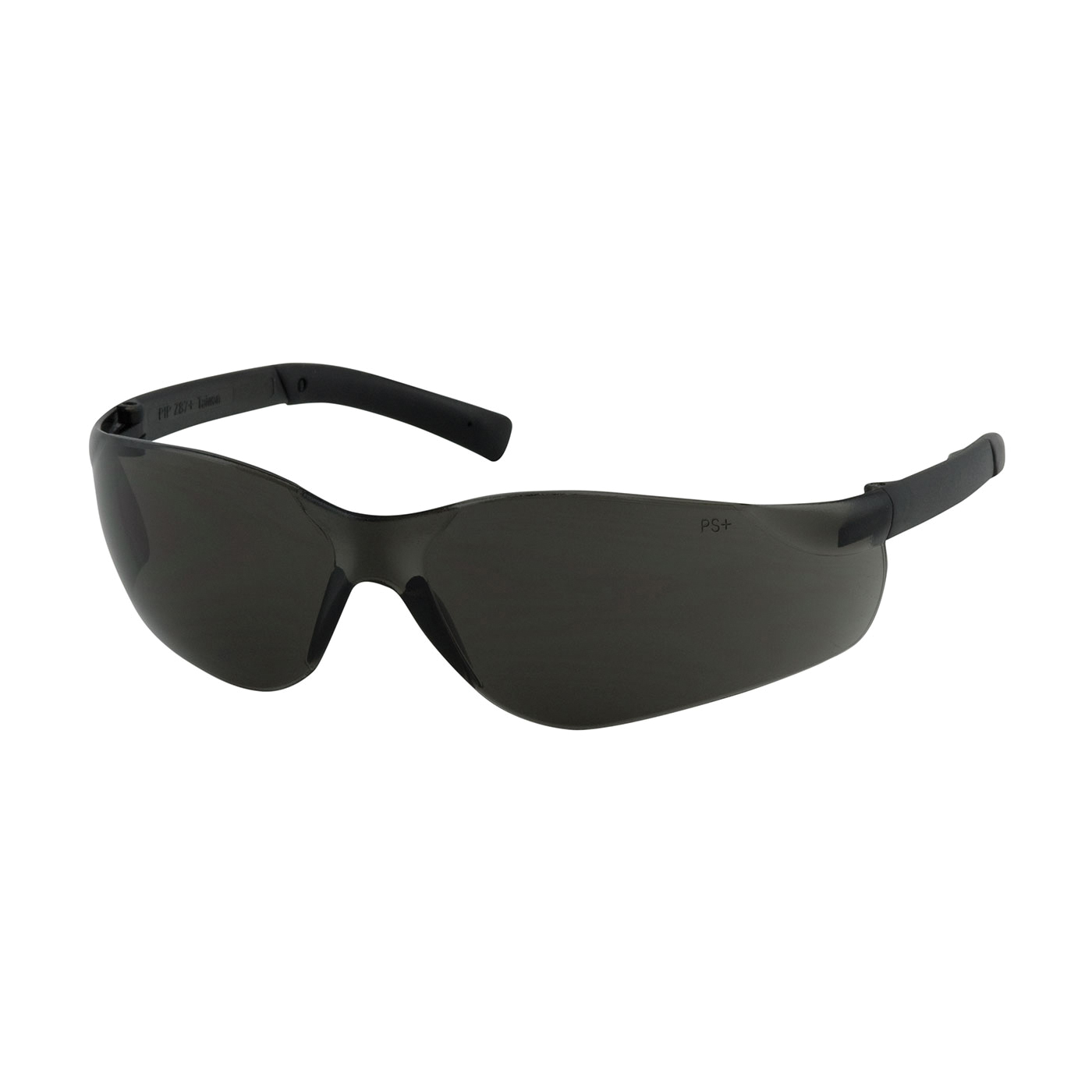 Bouton® 250-06-5521 Zenon Z13™ Lightweight Protective Glasses, Anti-Fog/Anti-Scratch, Gray Lens, Rimless Frame, Dark Gray, Polycarbonate Frame, Polycarbonate Lens, ANSI Z87.1+, CSA Z94.3