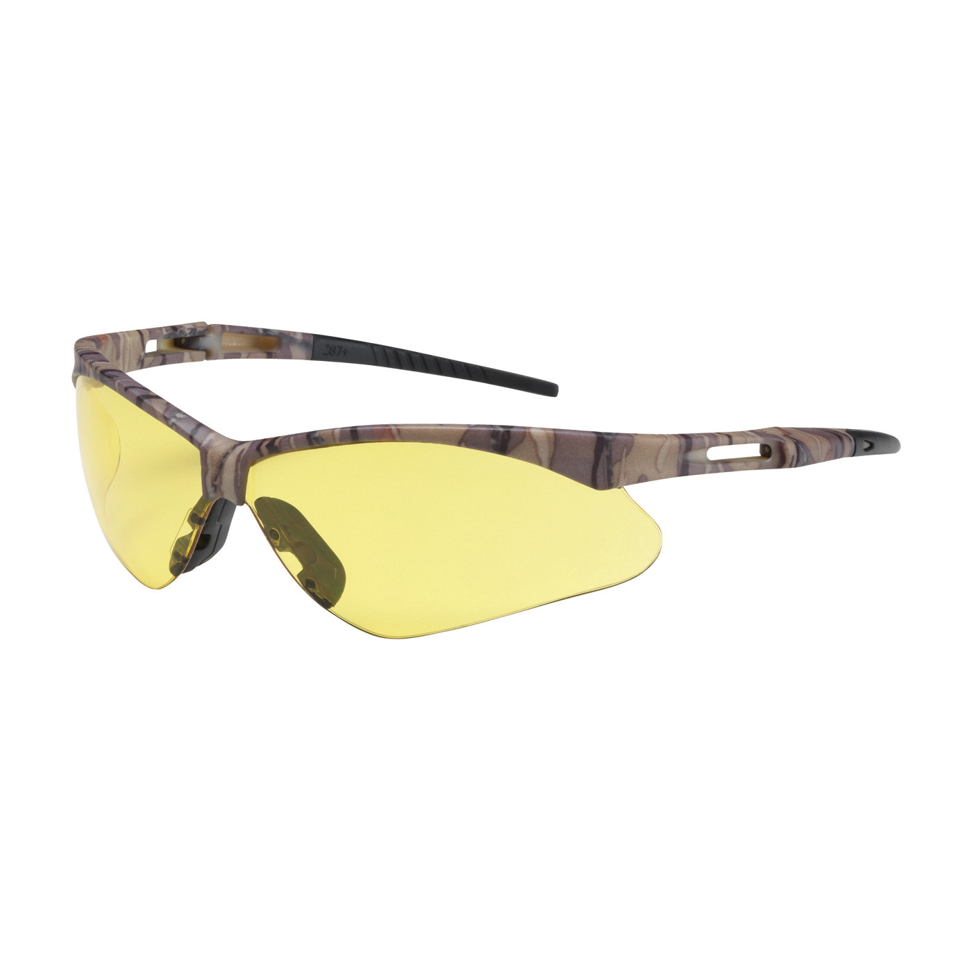 *Free with Purchase - Bouton® 250-AN-10122 Anser™ 250-AN Dual Lens Safety Glasses With Adjustable Neck Cord, Anti-Scratch, Amber Lens, Semi-Rimless Frame, Camouflage, Polycarbonate Frame, Polycarbonate Lens, ANSI Z87.1+, CSA Z94.3