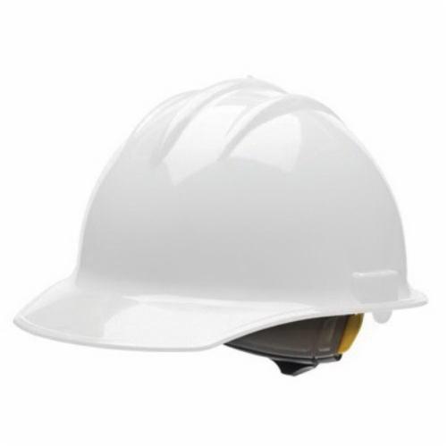 Bullard® 30WHR Classic C30 Cap Style Hard Hat, SZ 6-1/2 Fits Mini Hat, SZ 8 Fits Max Hat, HDPE, 6-Point Flex-Gear® Suspension, ANSI Electrical Class Rating: Class E and G, ANSI Impact Rating: Type I, Ratchet Adjustment