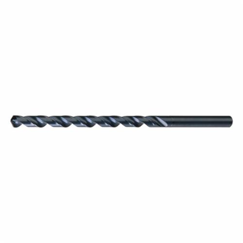 Chicago-Latrobe® 50572 120X Extra Long General Purpose Heavy Duty Taper Length Drill, 1/2 in Drill - Fraction, 0.5 in Drill - Decimal Inch, 12 in OAL, HSS, Black Oxide
