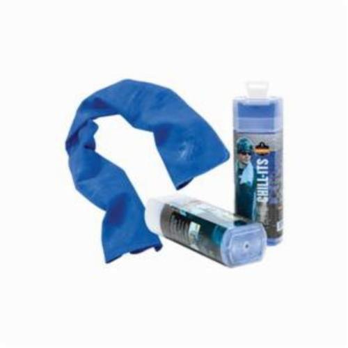 Chill-Its® 12420 6602 Evaporative Cooling Towel, 13 x 29-1/2 in, Blue, Polyvinyl Alcohol