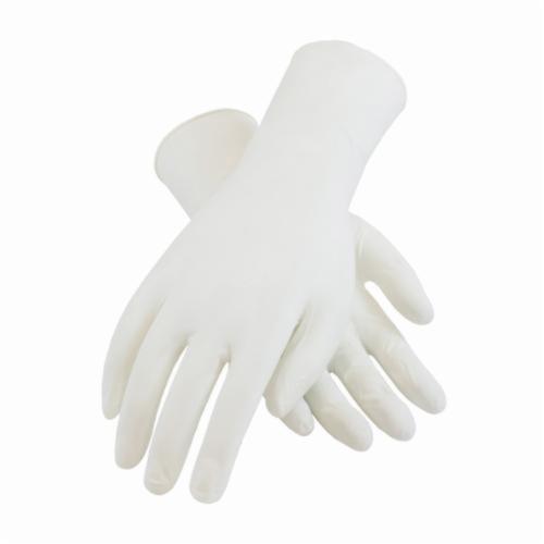 PIP® CleanTeam® 100-333000 Class 100 Single Use Clean Room Gloves, Nitrile, Natural, 12 in L, Powder Free, Textured Finger Grip, 5 mil THK, Ambidextrous Hand