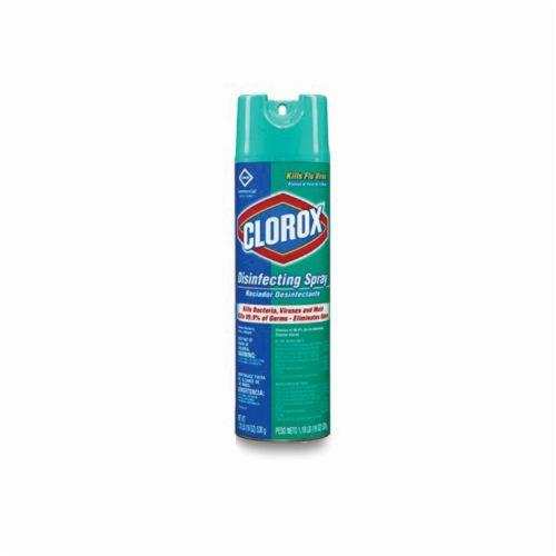 Clorox® 38504CT Disinfecting Spray, 19 oz Aerosol Can, Thin Liquid Form, Clear