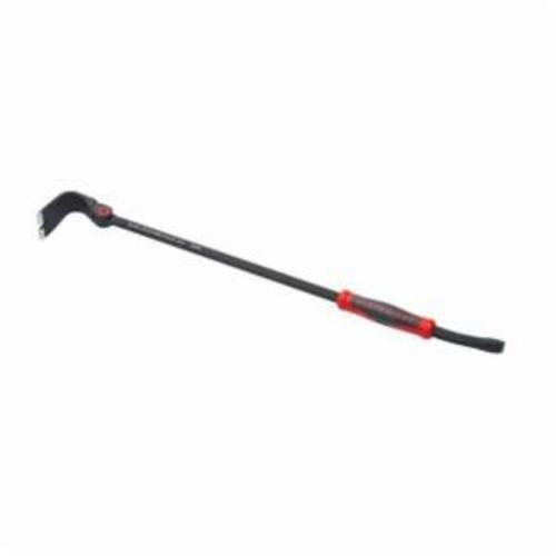 Crescent® DB30X Code Red™ Pry Bar, Flat Ground End/Indexing Tip, 30 in OAL, Forged Alloy Steel