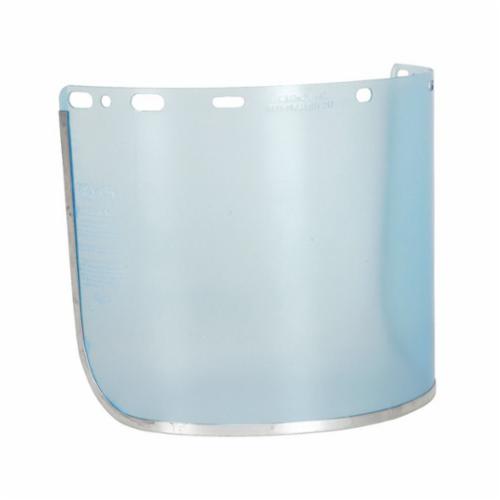 Crews 181640 Faceshield Visor, Clear, PETG, 8 in H x 16 in W x 3/64 in THK Visor, For Use With Crews Headgears, ANSI Z87+