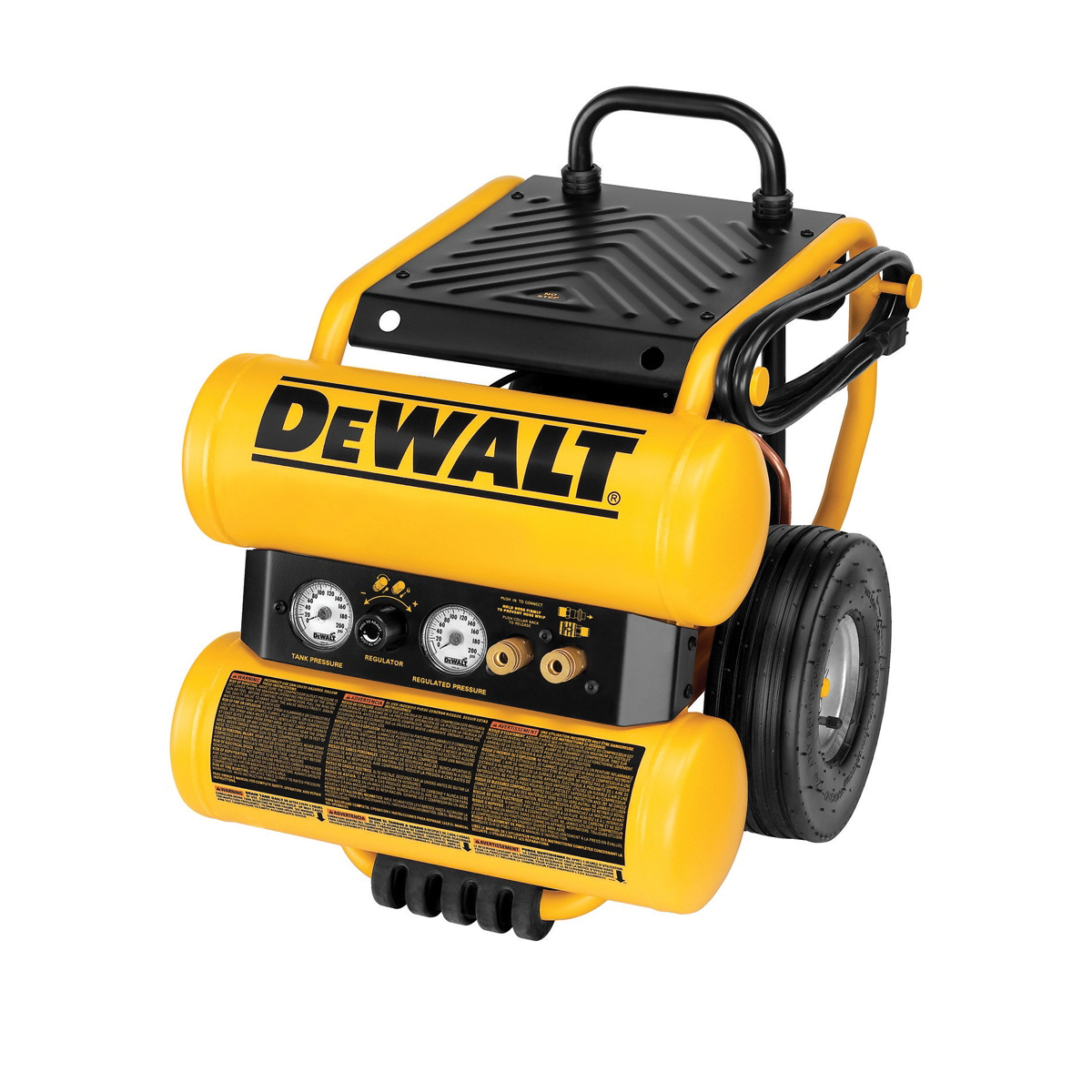DeWALT® D55154 Heavy Duty Portable Air Compressor, 3.8 cfm at 100 psi