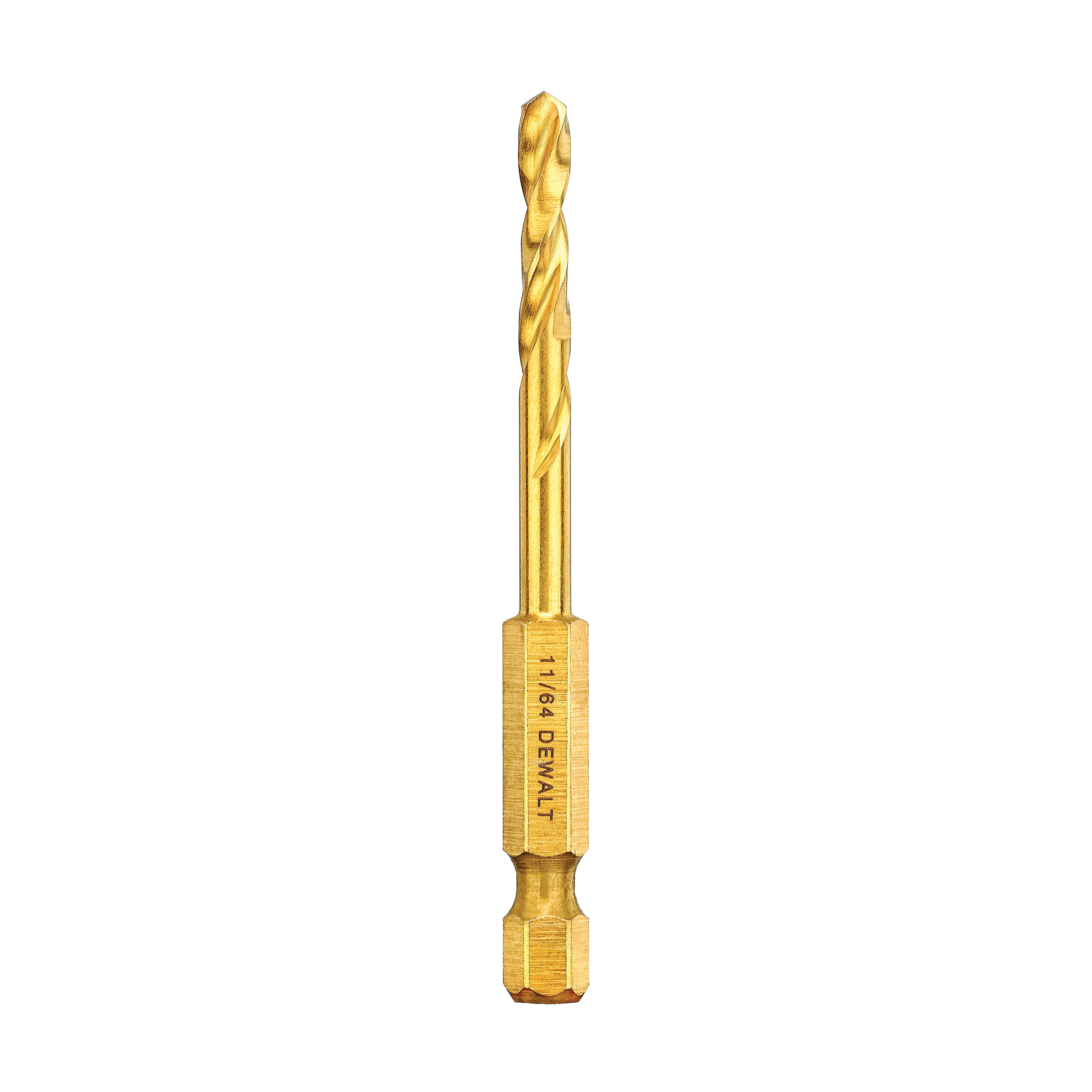 DeWALT® Impact Ready® DD5111 Impact Ready® Heavy Duty Hex Shank Drill, 11/64 in Drill Fraction