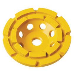 DeWALT® XP™ DW4772 Double Row Cup Grinding Wheel, 4 in Dia x 1 in THK, Diamond Matrix Abrasive