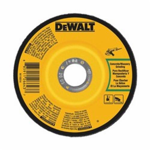 DeWALT® DWA4501C Depressed Center Wheel, 4-1/2 in Dia x 1/4 in THK, 7/8 in Center Hole, C24R Grit, Silicon Carbide Abrasive