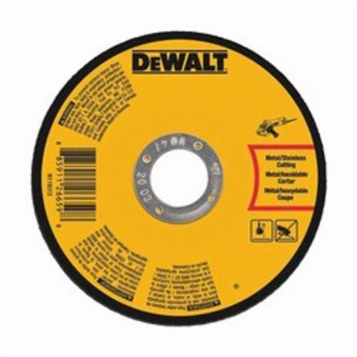 DeWALT® DWA8050 Small Diameter Cut-Off Wheel, 4 in Dia x 0.045 in THK, 5/8 in Center Hole, 60 Grit, Aluminum Oxide Abrasive