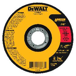 DeWALT® DWA8062F HP™ Type 1 Cut-Off Wheel, 60 Grit, Aluminum Oxide Abrasive